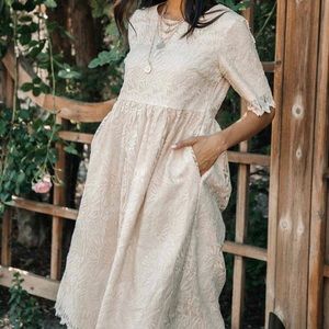 NWT Bohme lace babydoll dress